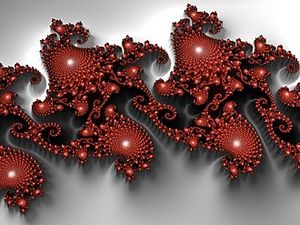 P61A 3D version of the Mandelbrot set plot Map 44 from the book The Beauty of Fractals .jpg